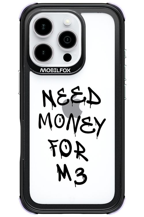 Need M3 Transparent Black - Apple iPhone 16 Pro