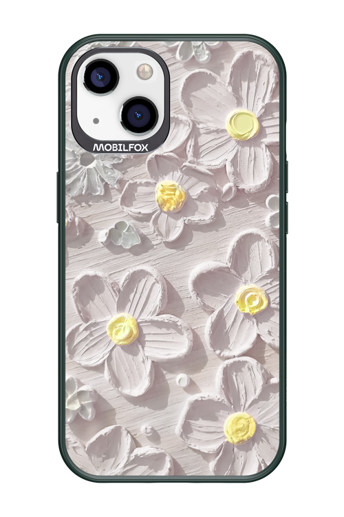 White Flowers - Apple iPhone 13
