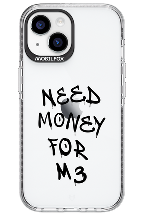 Need M3 Transparent Black - Apple iPhone 15