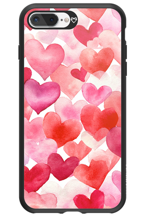 Water Painted Heart - Apple iPhone 7 Plus