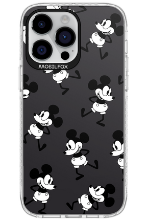 Iconic Mouse (antracite pattern) - Apple iPhone 14 Pro Max