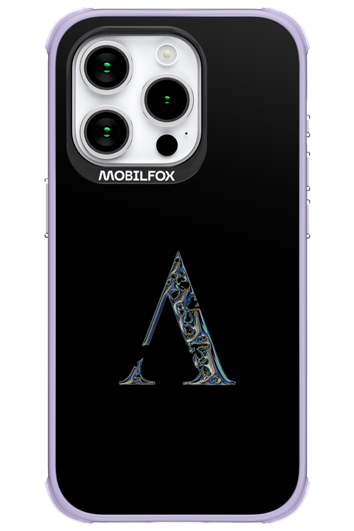 ⁠ ⁠Azteca A Chrome Logo - Apple iPhone 15 Pro