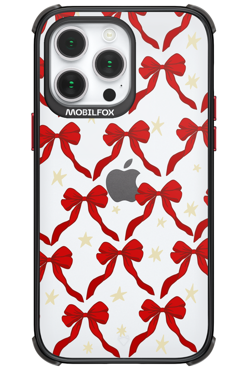Bow & Stars (Transparent) - Apple iPhone 14 Pro Max