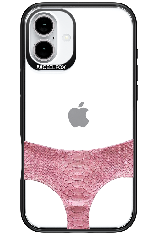 Snake Leather Panties Transparent 2.0 - Apple iPhone 16 Plus