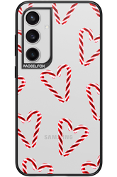 Candy Cane Hearts - Samsung Galaxy S24+