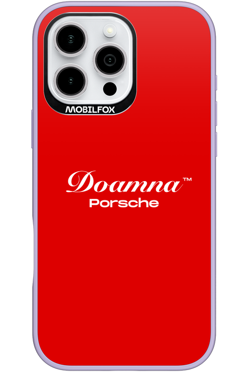Doamna Porsche (red) - Apple iPhone 16 Pro Max