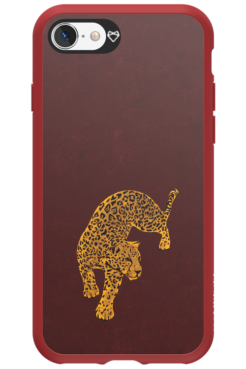 Burgundy Leopard - Apple iPhone SE 2020