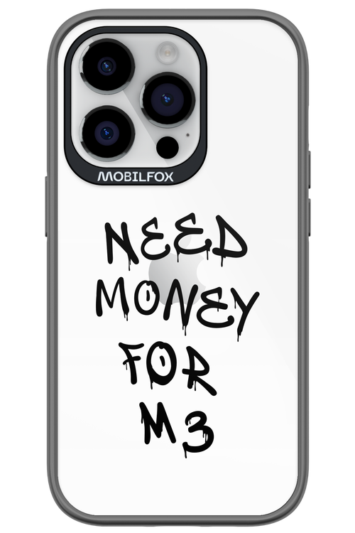 Need M3 Transparent Black - Apple iPhone 14 Pro