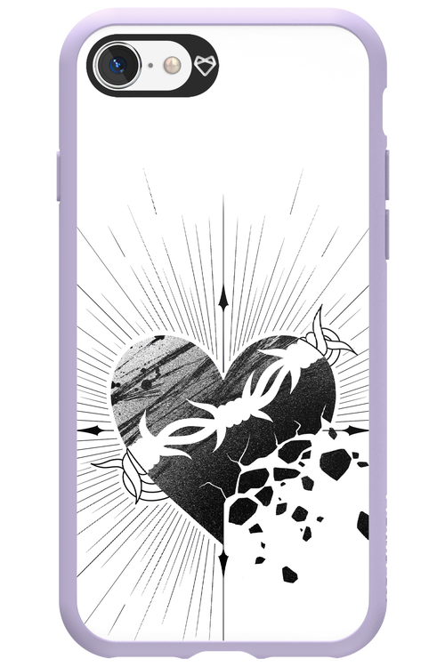 Fekete Szív - Apple iPhone SE 2022