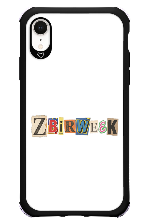 Zbirweek (white) 2.0 - Apple iPhone XR