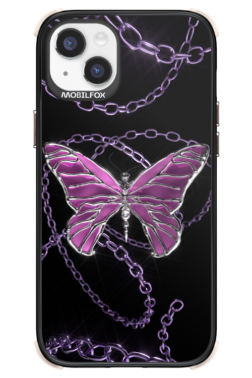 Butterfly Necklace - Apple iPhone 14 Plus