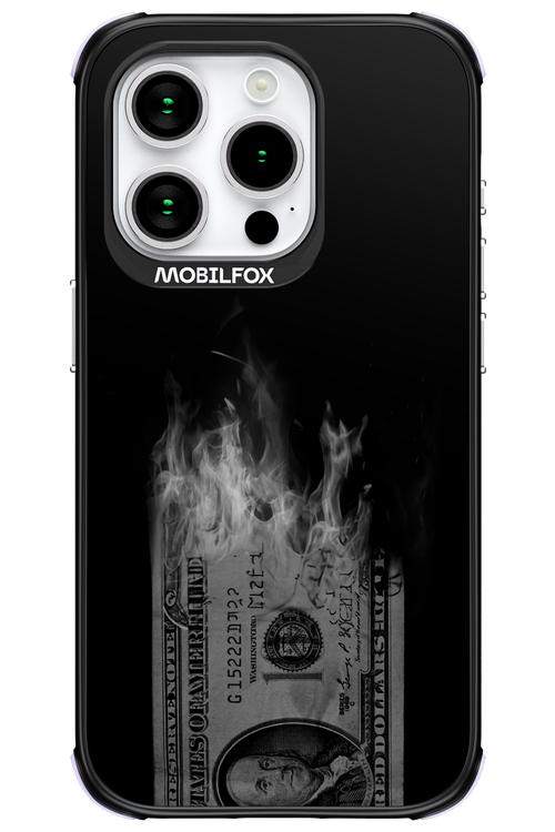 Money Burn B&W 2.0 - Apple iPhone 15 Pro