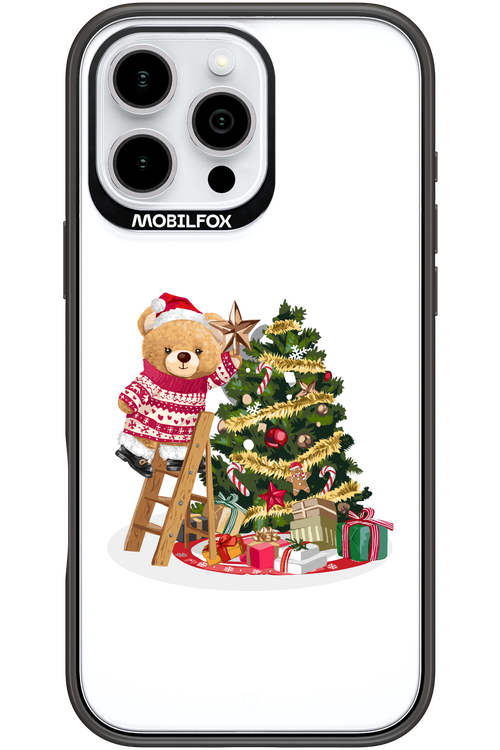 Christmas Bear (Transparent) - Apple iPhone 16 Pro Max