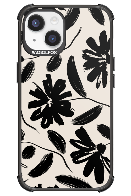 Monochrome Flowerss 2.0 - Apple iPhone 14