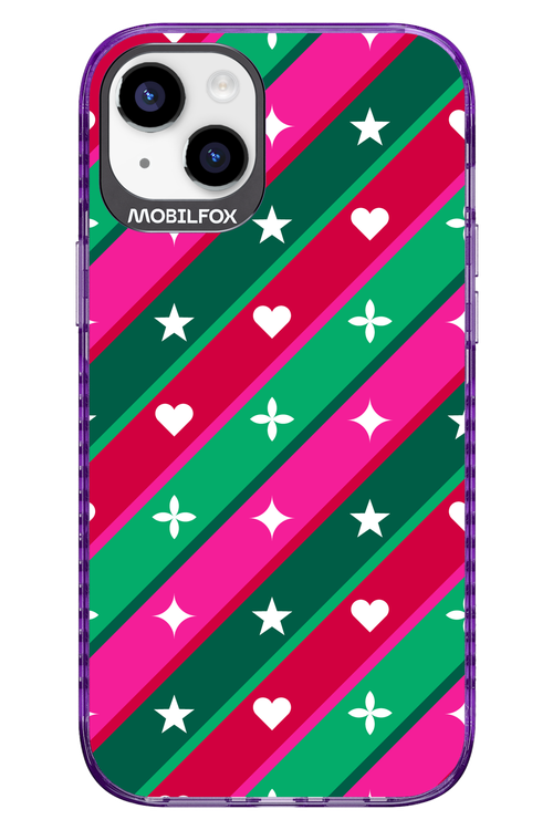 Christmas Stripes - Apple iPhone 14 Plus