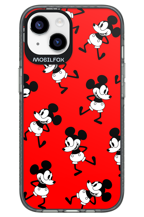 Iconic Mouse (red pattern) - Apple iPhone 14
