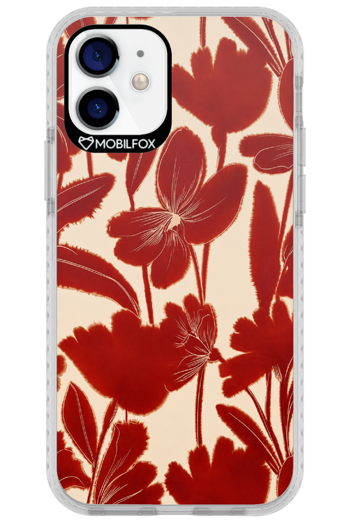 Burgundy Flowers 2.0 - Apple iPhone 12