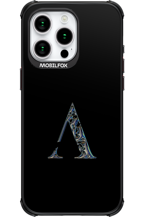 ⁠ ⁠Azteca A Chrome Logo - Apple iPhone 15 Pro Max