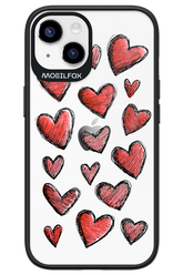 Red Love Transparent - Apple iPhone 14