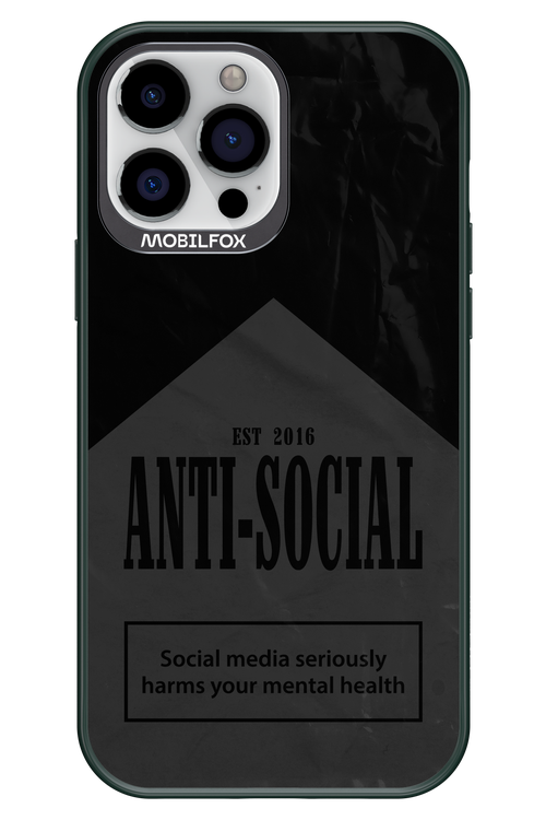 ANTI-SOCIAL (BLVCK) 2.0 - Apple iPhone 13 Pro Max