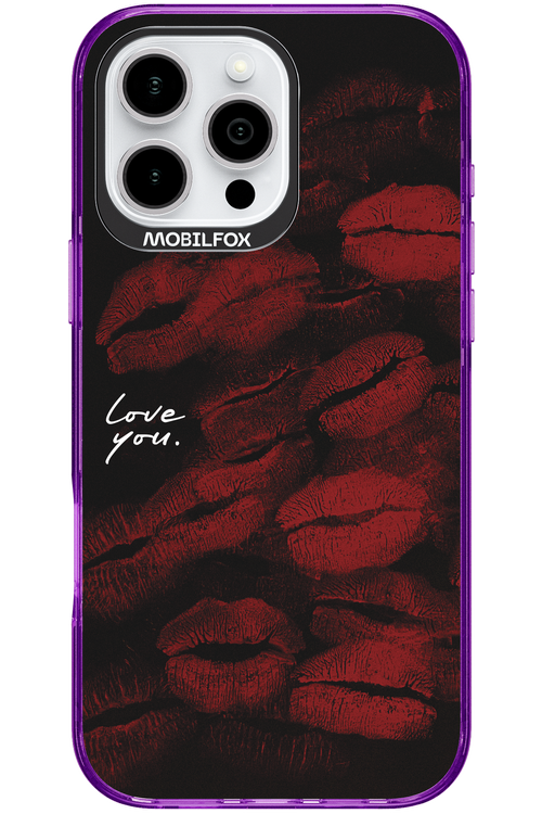 LOVE U BLACK 2.0 - Apple iPhone 16 Pro Max