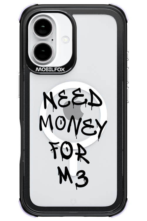 Need M3 Transparent Black - Apple iPhone 16