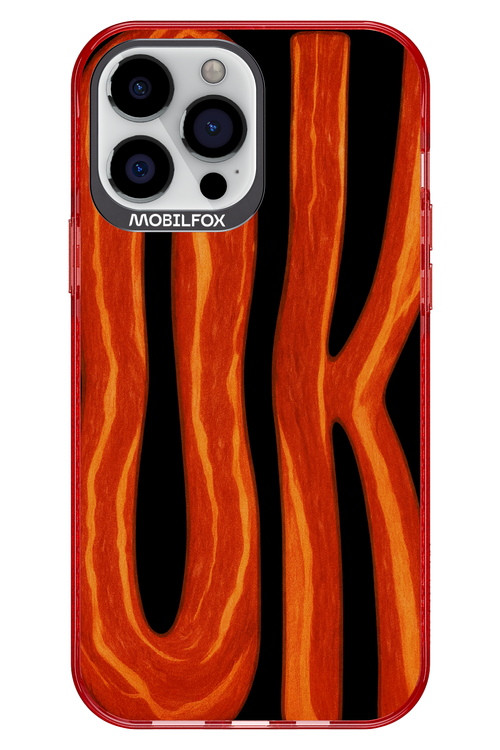 OK (Black-Red) - Apple iPhone 13 Pro Max