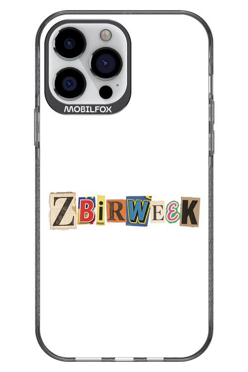 Zbirweek (white) 2.0 - Apple iPhone 13 Pro Max