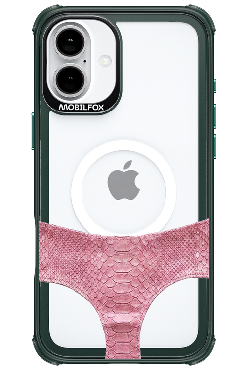 Snake Leather Panties Transparent 2.0 - Apple iPhone 16 Plus