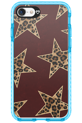 Wild Stars Burgundy - Apple iPhone 8