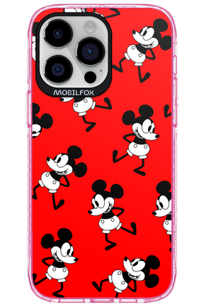 Iconic Mouse (red pattern) - Apple iPhone 14 Pro Max
