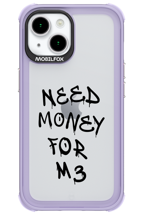 Need M3 Transparent Black - Apple iPhone 15