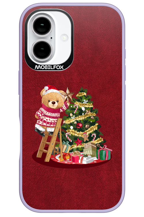 Christmas Bear (Burgundy) - Apple iPhone 16