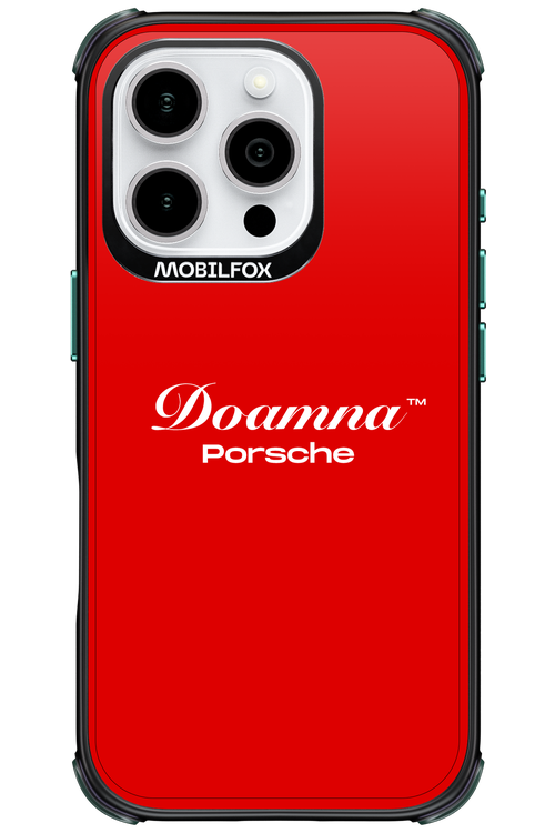Doamna Porsche (red) - Apple iPhone 16 Pro