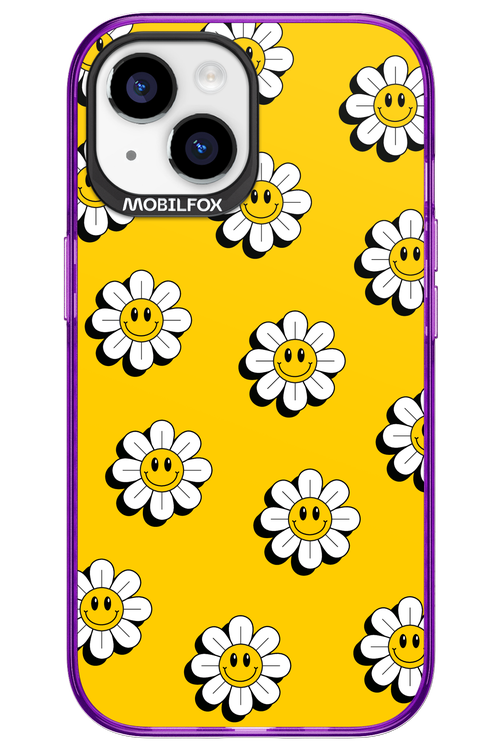 Smiley Flowers - Apple iPhone 15