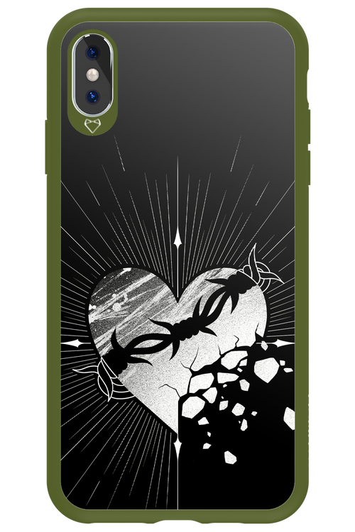 Fehér Szív - Apple iPhone XS Max