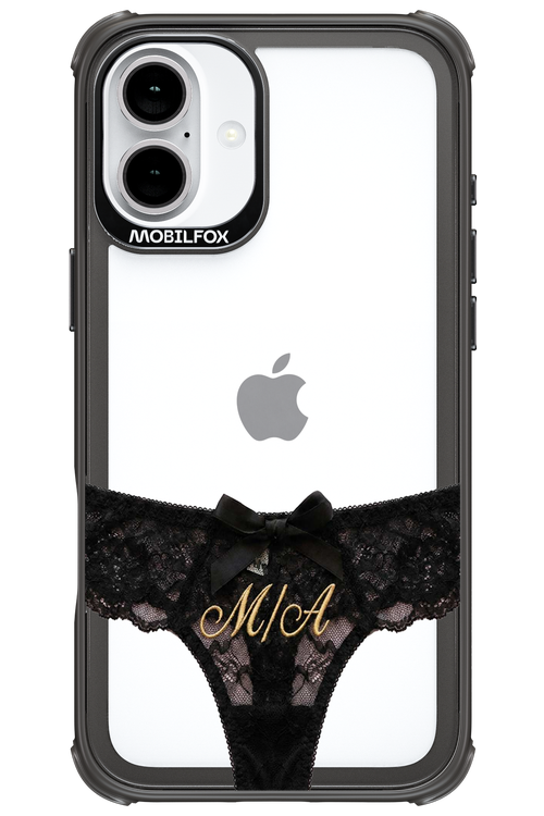 Black Panties Transparent 2.0 - Apple iPhone 16 Plus