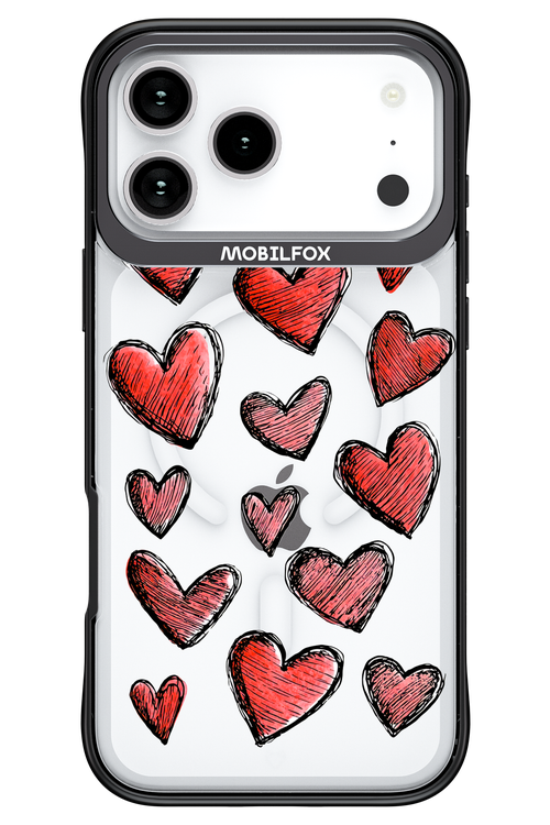 Red Love Transparent 2.0 - Apple iPhone 17 Pro Max