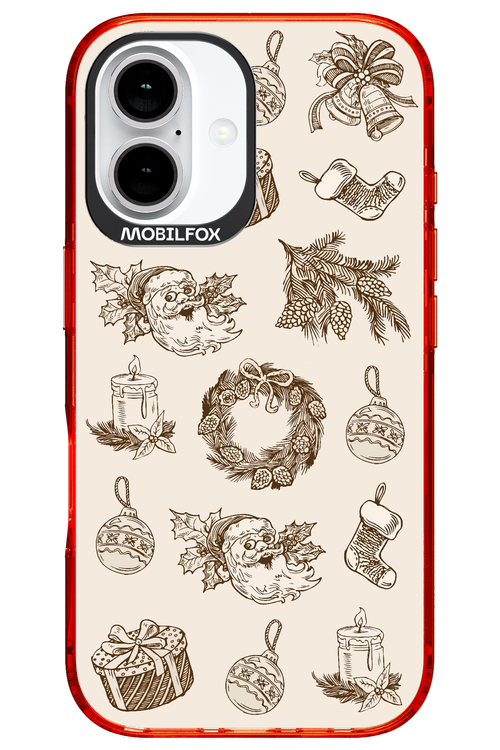 Christmas Paper - Apple iPhone 16