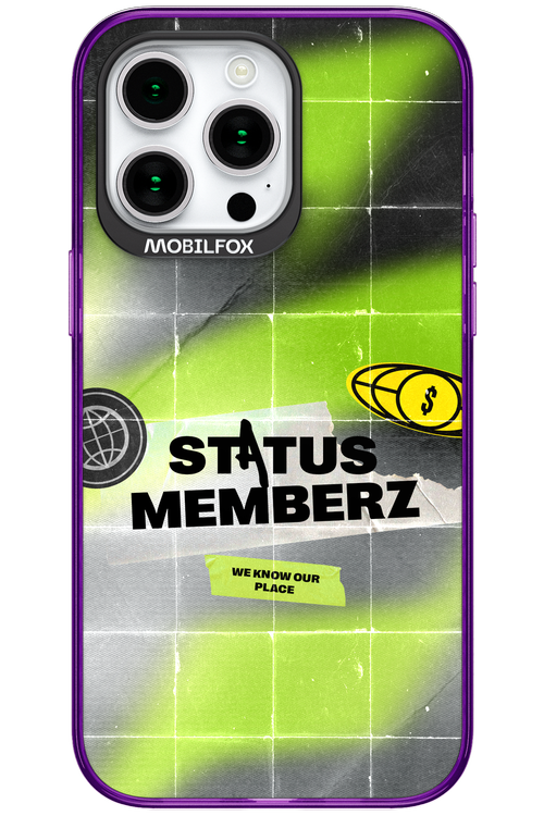 Status Memberz - Apple iPhone 15 Pro Max