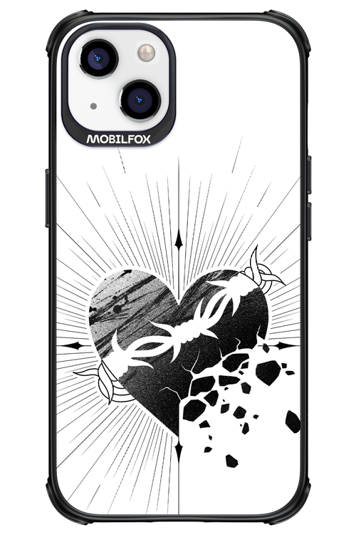Fekete Szív - Apple iPhone 13