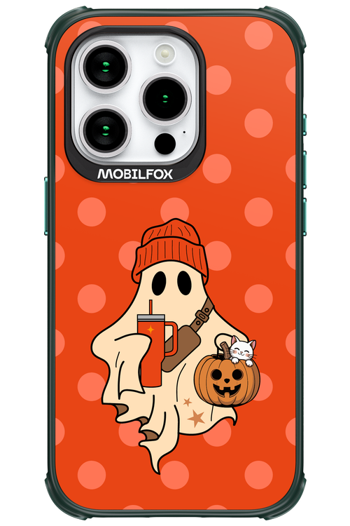 Ghost Girl (Orange) - Apple iPhone 15 Pro