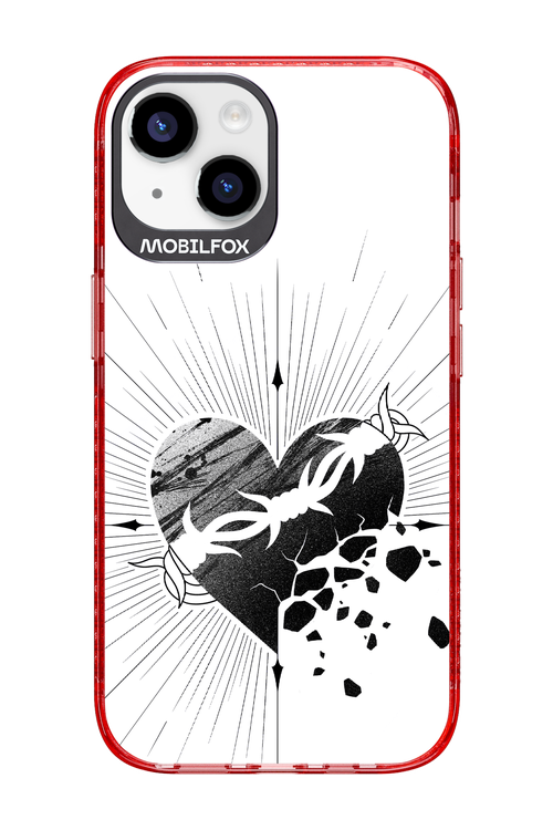 Fekete Szív - Apple iPhone 14