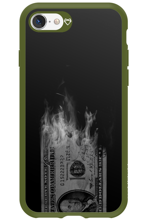 Money Burn B&W 2.0 - Apple iPhone SE 2020