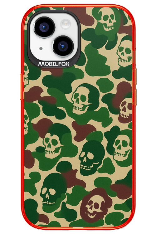 Camo Skull - Apple iPhone 15