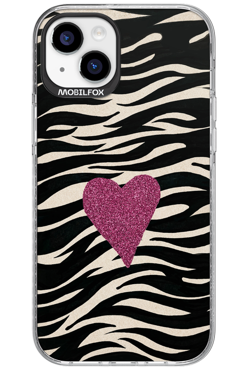 Zebra Heart 2.0 - Apple iPhone 15 Plus