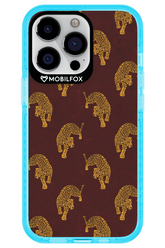 Burgundy Leopard Pattern - Apple iPhone 13 Pro