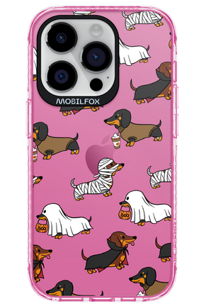 Scary Dachshund (Transparent) - Apple iPhone 14 Pro