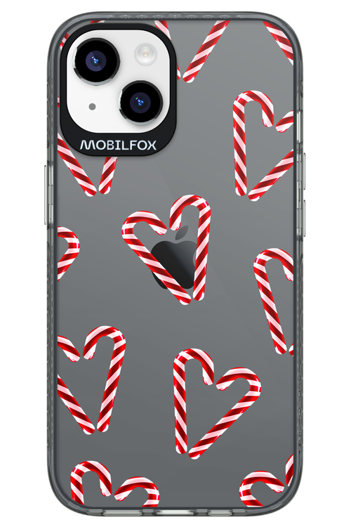 Candy Cane Hearts - Apple iPhone 14