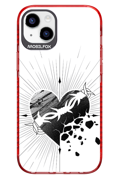 Fekete Szív - Apple iPhone 14 Plus